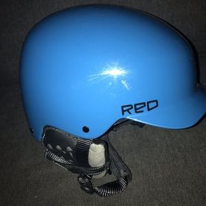 Brand new Red women's snowboard helmet